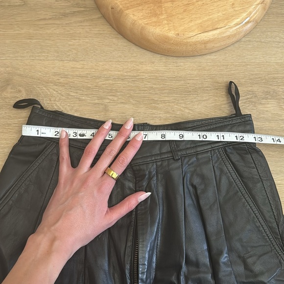 VINTAGE REAL LEATHER PANTS - Picture 8 of 8